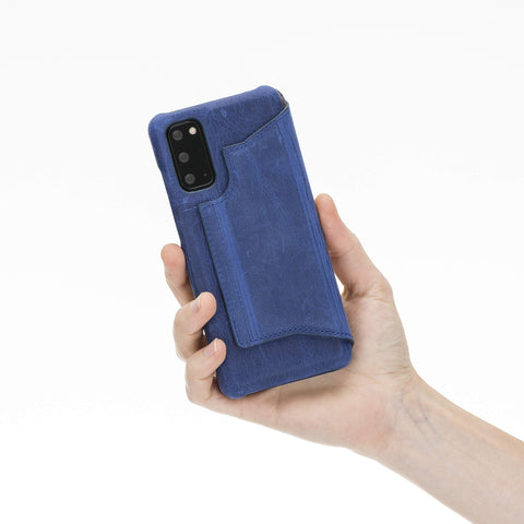 Venice RFID Blocking Leather Wallet Stand Case for Samsung Galaxy S20