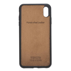 Funda tipo billetera de cuero Capri Snap On para iPhone XS Max