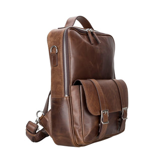 Mochila unisex de cuero para portátil de 14" Sicily