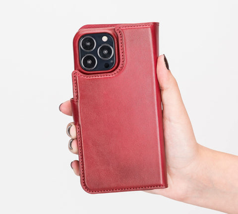 Florence RFID Blocking Leather Wallet Case for iPhone 14 Pro Max