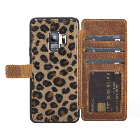 Verona RFID Blocking Leather Slim Wallet Case for Samsung Galaxy S9