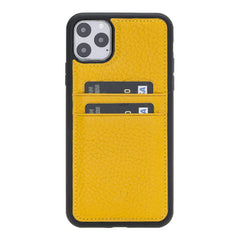 Funda tipo billetera de cuero Capri Snap On para iPhone 11 Pro Max