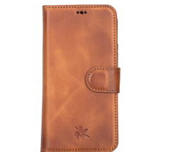 Funda tipo billetera de cuero desmontable con bloqueo RFID Ravenna para iPhone 14