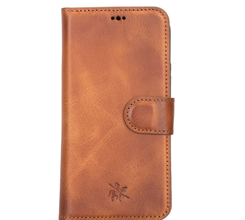 Funda tipo billetera de cuero desmontable con bloqueo RFID Ravenna para iPhone 14