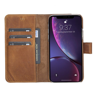 Florence RFID Blocking Leather Wallet Case for iPhone XR