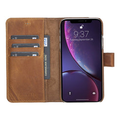 Florence RFID Blocking Leather Wallet Case for iPhone XR