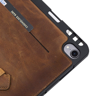 Funda tipo cartera de cuero Lecce para iPad Pro 11 2018