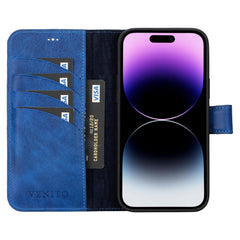 Ravenna RFID Blocking Detachable Leather Wallet Case for iPhone 15 Plus