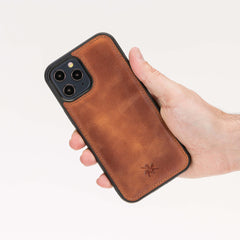 Lucca Snap On Leather Case for iPhone 13 Pro Max