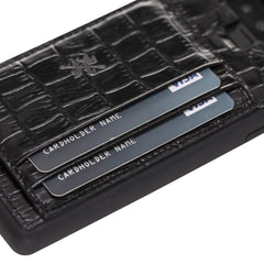 Funda tipo billetera de cuero Pisa Snap On con soporte para Samsung Galaxy Note 9