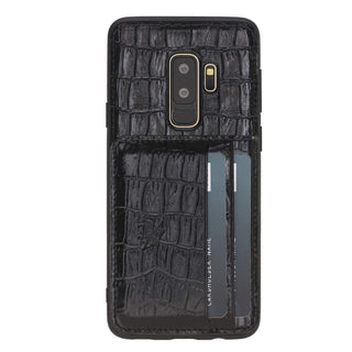 Pisa Snap On Leather Wallet Case with Stand for Samsung Galaxy S9 Plus