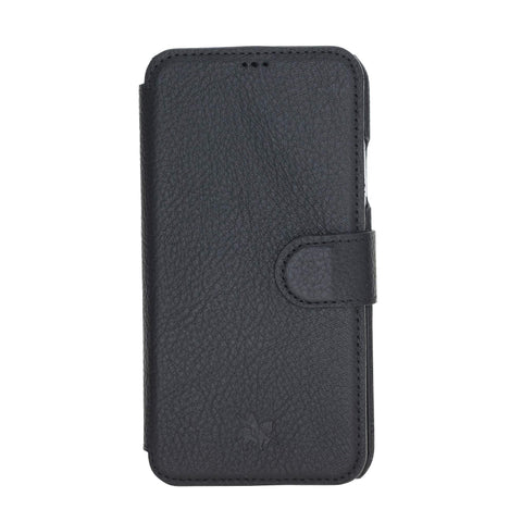 Funda tipo billetera de cuero con bloqueo RFID Siena para iPhone XR