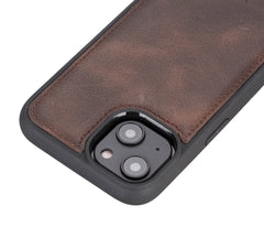 Lucca Snap On Leather Case for iPhone 14
