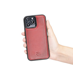 Lucca Snap On Leather Case for iPhone 13 Pro Max