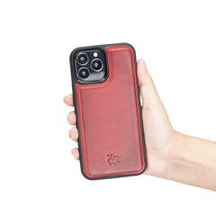 Lucca Snap On Leather Case for iPhone 13 Pro Max