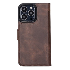 Funda tipo billetera de cuero desmontable con bloqueo RFID Ravenna para iPhone 13 Pro