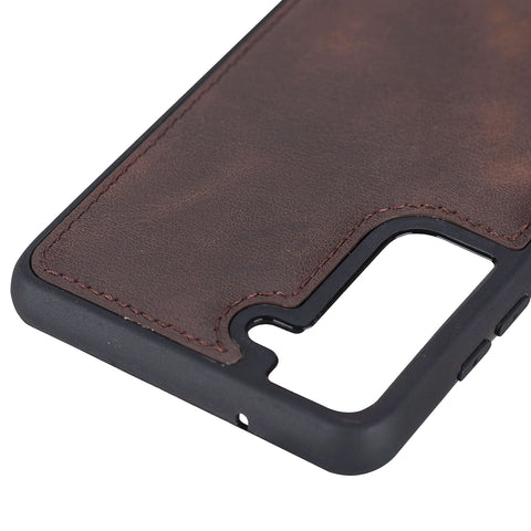 Lucca Snap On Leather Case for Samsung Galaxy S21 FE