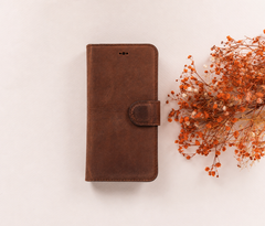 Magic iPhone 16E Detachable Leather Wallet Case