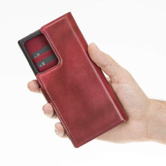 Florence - Funda tipo cartera de piel con bloqueo RFID para Samsung Galaxy Note 20 Ultra