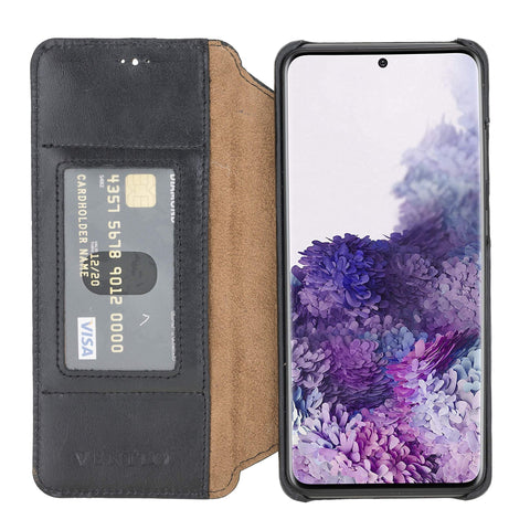 Venice RFID Blocking Leather Wallet Stand Case for Samsung Galaxy S20 Ultra