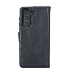 Florence-flex Funda tipo billetera de cuero con bloqueo RFID para Samsung Galaxy S21 FE