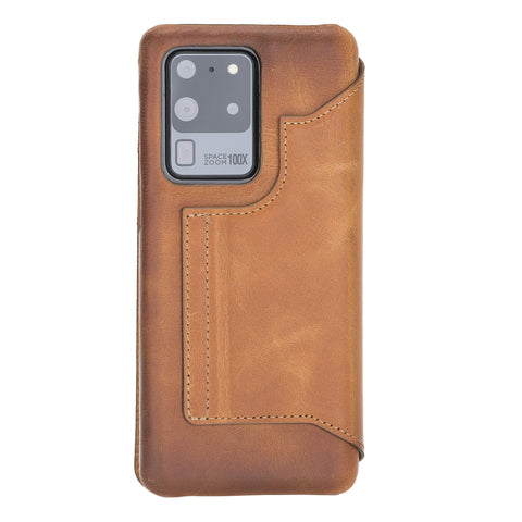 Venice RFID Blocking Leather Wallet Stand Case for Samsung Galaxy S20 Ultra