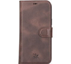 Funda tipo billetera de cuero desmontable con bloqueo RFID Ravenna para iPhone 14 Plus