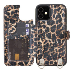 Fermo Leather Crossbody Wallet Phone Case for iPhone 12 Mini