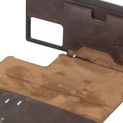 Florence - Funda tipo cartera de piel con bloqueo RFID para Samsung Galaxy Note 20 Ultra