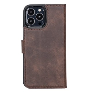 Ravenna RFID Blocking Detachable Leather Wallet Case for iPhone 13 Pro Max