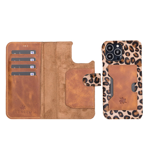 Florence RFID Blocking Leather Wallet Case for iPhone 14 Pro Max