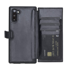 Verona - Funda tipo cartera delgada de piel con bloqueo RFID para Samsung Galaxy Note 10