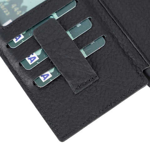 Fermo Funda de cuero para teléfono con billetera cruzada para Galaxy S21 Ultra