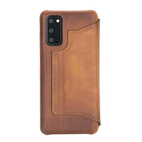 Venice RFID Blocking Leather Wallet Stand Case for Samsung Galaxy S20