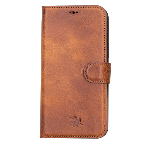 Ravenna RFID Blocking Detachable Leather Wallet Case for iPhone 13 Pro Max