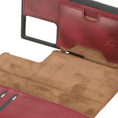 Florence - Funda tipo cartera de piel con bloqueo RFID para Samsung Galaxy Note 20 Ultra
