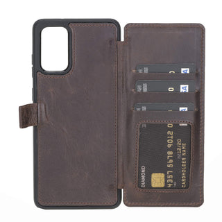 Verona RFID Blocking Leather Slim Wallet Case for Samsung Galaxy S20