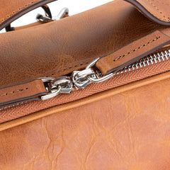 Sicily Unisex 14" Leather Laptop Backpack