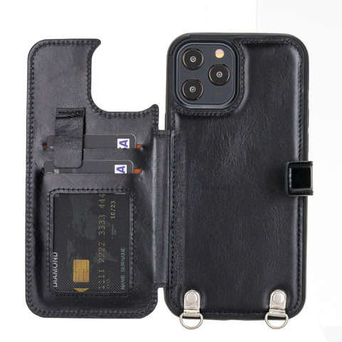 Fermo Leather Crossbody Wallet Phone Case for iPhone 12 Pro Max