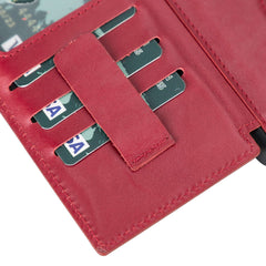 Fermo Funda de cuero para teléfono con billetera cruzada para Galaxy S21 Ultra
