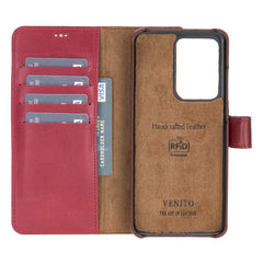 Florence - Funda tipo cartera de piel con bloqueo RFID para Samsung Galaxy S20 Ultra