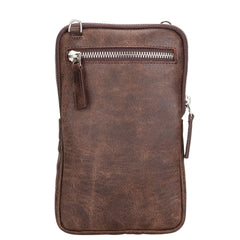 Ferrara Unisex Crossbody Leather Phone Purse