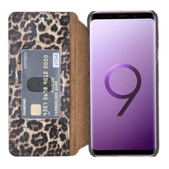 Venice RFID Blocking Leather Wallet Stand Case for Samsung Galaxy S9 Plus
