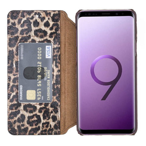 Venice RFID Blocking Leather Wallet Stand Case for Samsung Galaxy S9 Plus
