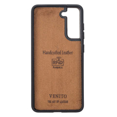 Florence-flex Funda tipo billetera de cuero con bloqueo RFID para Samsung Galaxy S21 FE
