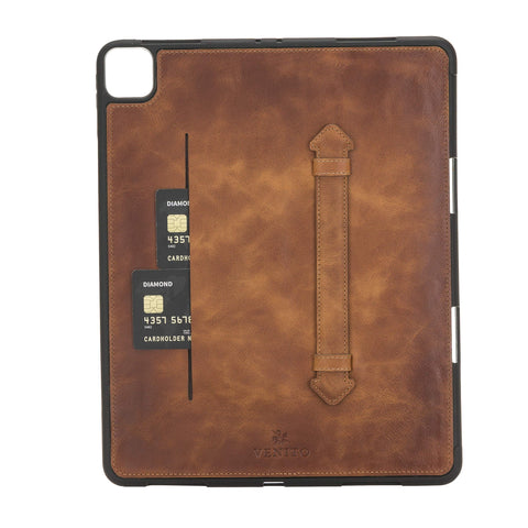 Funda tipo billetera de cuero Lecce para iPad Pro 12.9 2021 (5.a generación)/ 2020 (4.a generación)/ 2022 (6.a generación)