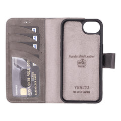 Ravenna RFID Blocking Detachable Leather Wallet Case for iPhone 17e