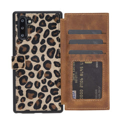 Verona - Funda tipo cartera delgada de piel con bloqueo RFID para Samsung Galaxy Note 10