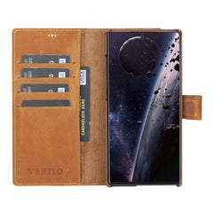 Funda tipo billetera de cuero con bloqueo RFID Florence para Samsung Galaxy Note 10 Plus