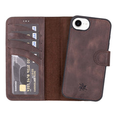 Ravenna RFID Blocking Detachable Leather Wallet Case for iPhone 17e
